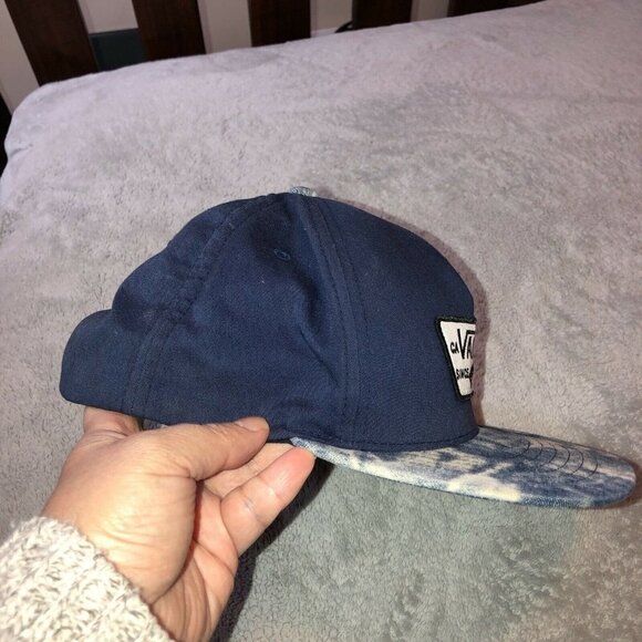 VANS CA NY Since 1966 Patch Navy Acid Wash Snapback Hat Cap Adjustable - Picture 4 of 9